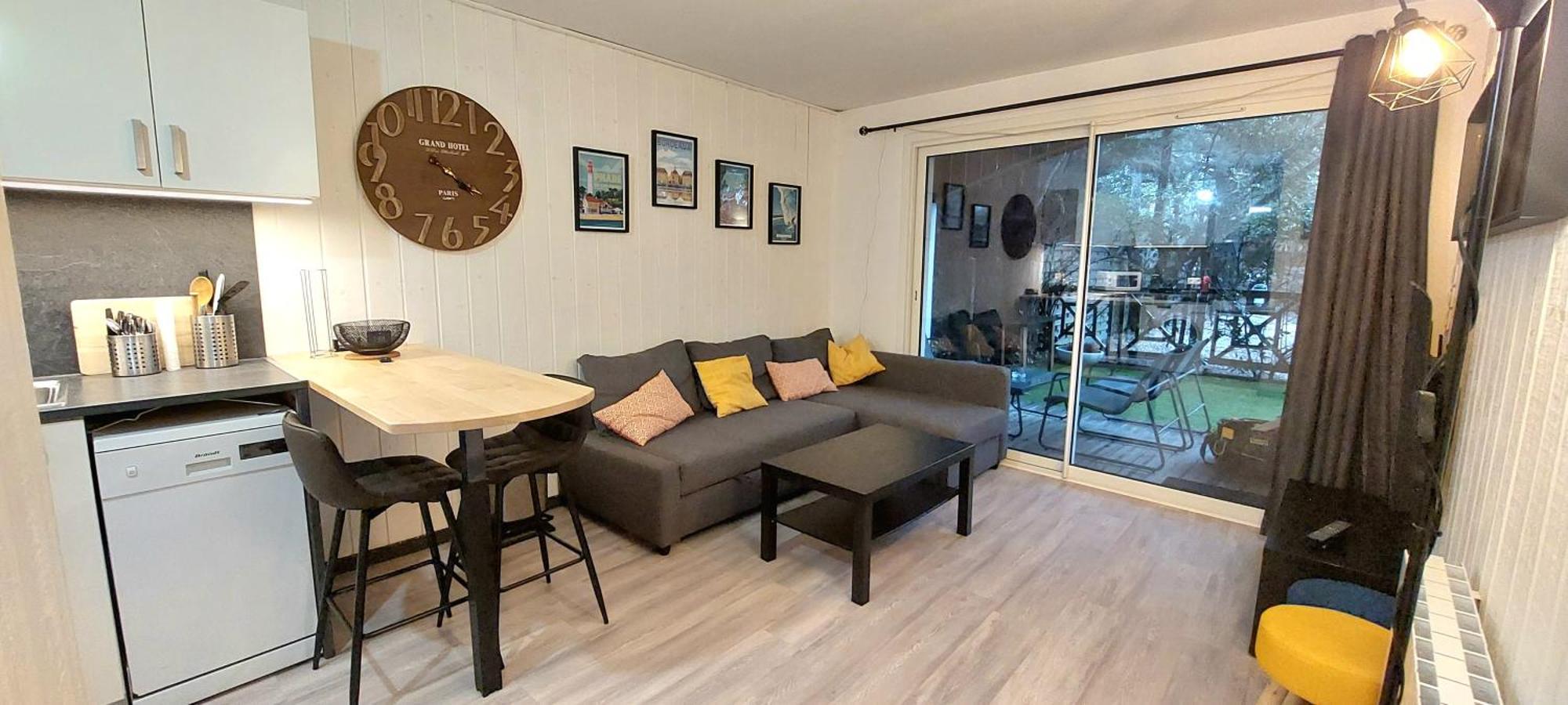Bassin D'Arcachon Ares Charmant T2 Jardin Apartman Kültér fotó